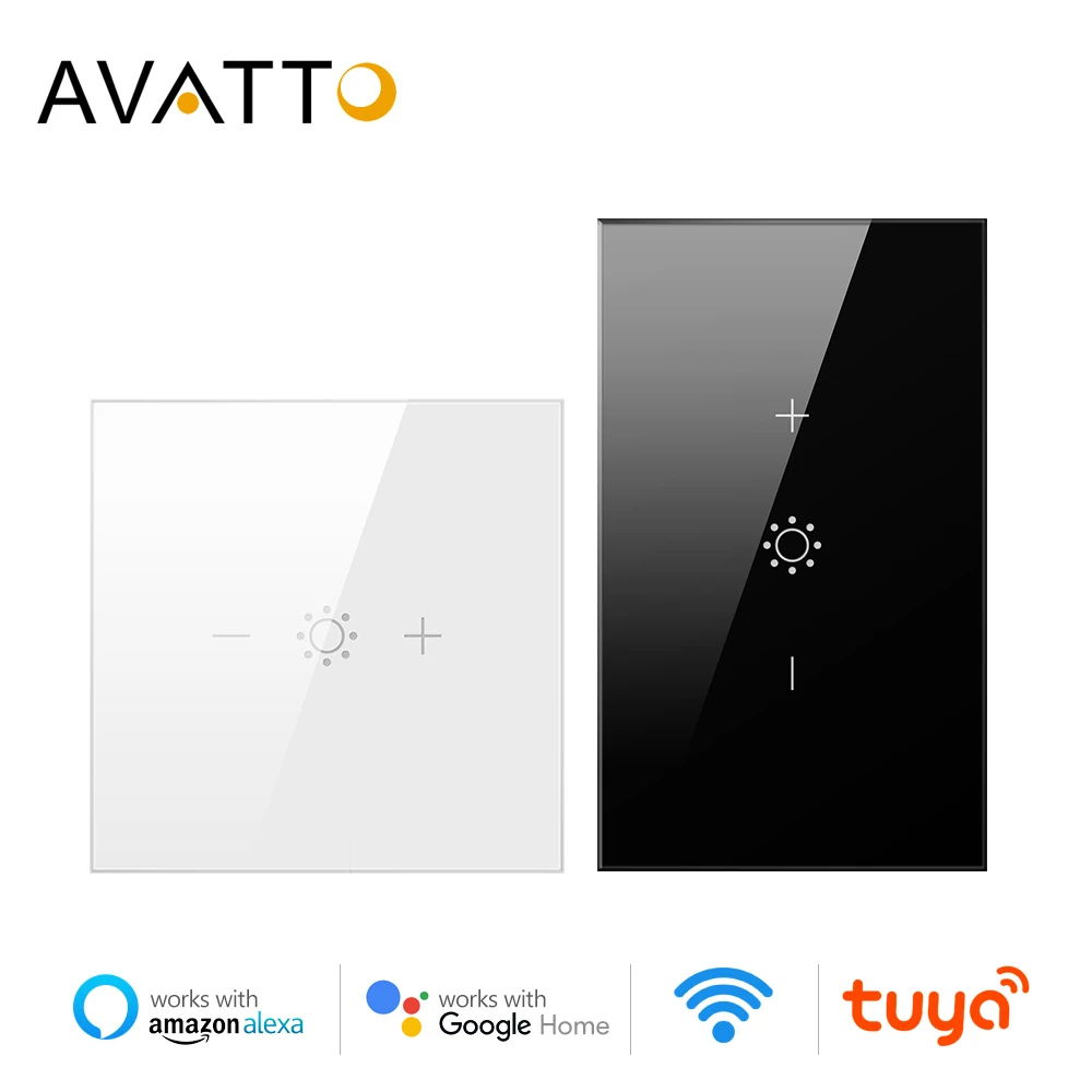 Avatto Wifi Led Touch Dimmer Light Switch Eu/us Tuya Remote Control