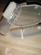 Cepillo de dientes de silicona + caja cepillo de dientes para dedos de bebé cepillo de dientes de silicona suave para limpieza de niños cepillo de dientes de goma cepillo de limpieza para bebés