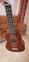 Aiersi-Ukelele Soprano de 21 pulgadas para principiantes, guitarra para chico, cuatro cuerdas de madera, negro, marrón, rosa, Amarillo, Azul, para niños