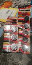 Batería de litio Original Panasonic cr2032 cr 2032 3V de 10 Uds para el ordenador del reloj batería de pila de botón de la calculadora del Control remoto