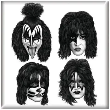 

Kiss - Graphite Faces (magnet metal) ROCK OFF3.97