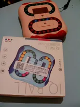 Cubo giratorio de inteligencia mágica para niños, juguete educativo con giroscopio para dedos