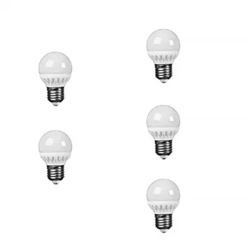

Lámpara Bombilla LED mini globo G45 5W, Luz cálida 3000 K, 420 Lúmenes, Reemplazo de 40W Halógena(5-Unidades) 40877