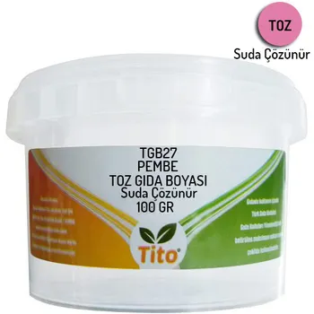 

Pink Food Renklendiricisi Powder Water Soluble 100 g