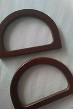 Bolsa de madera mango de madera reemplazo bolso de bricolaje Marco de monedero bolsa Accesorios