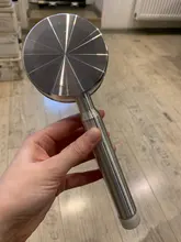 Shower-Head Pressure-Booster Rainfall Bathroom Water-Saving Thermal-Insulation Aluminum