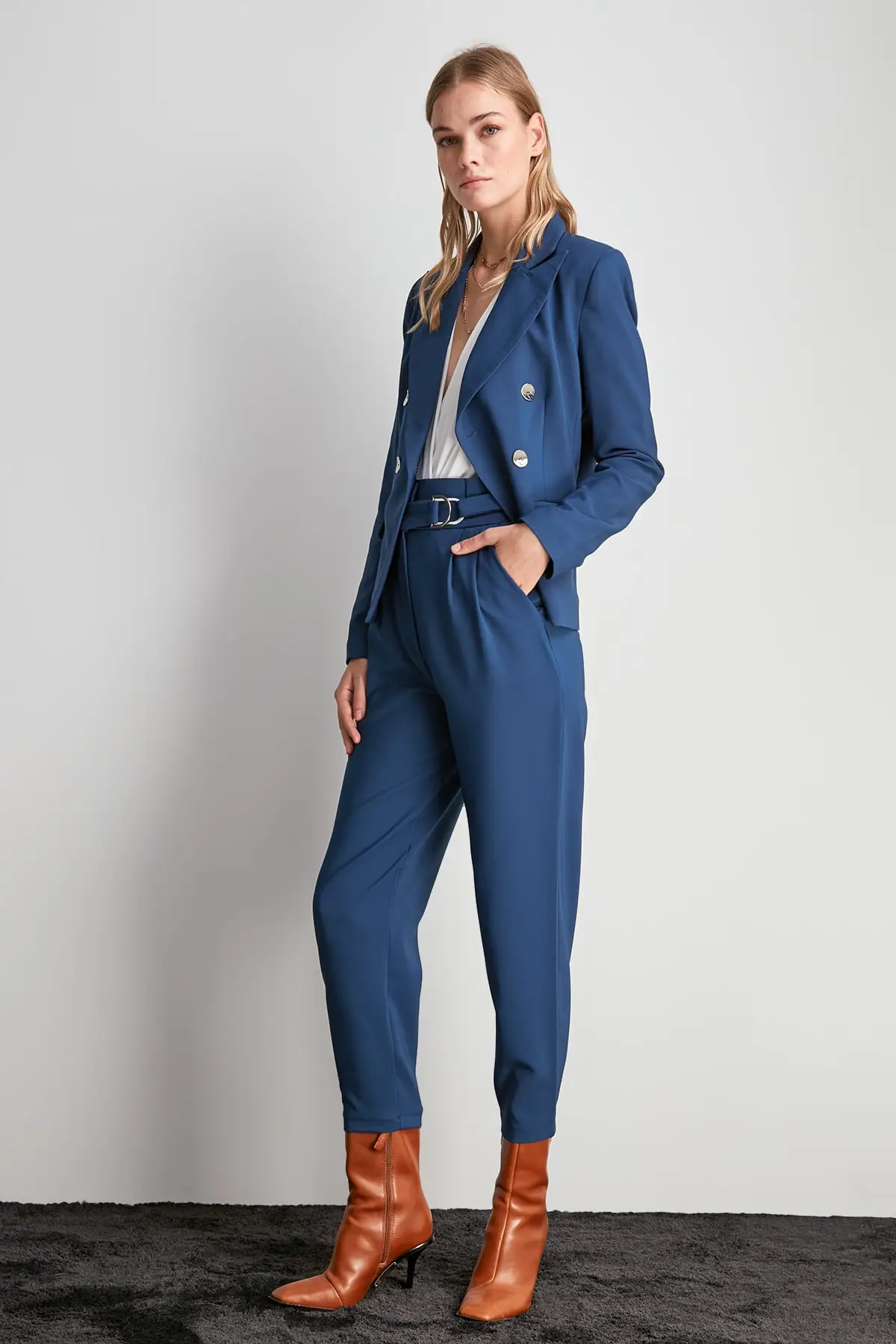 Trendyol брюки с пряжкой TWOAW20PL0466|Брюки |