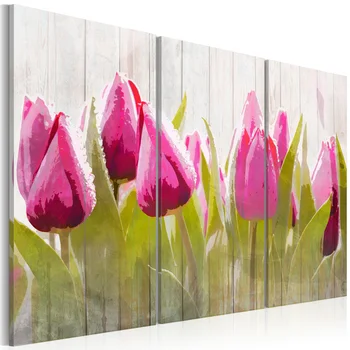

Picture-spring bunch tulips-60x40 cm