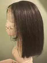 Pelucas de cabello humano corto recto peluca Frontal de encaje 360 pelucas frontales de encaje Bob recto pelucas frontales de encaje ISEE cabello malasio pelucas de cabello humano