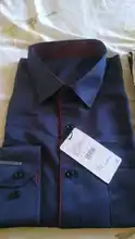 Camisas informales estampadas con mangas largas Para Hombre, ropa de negocios Social, ajustada, 2020
