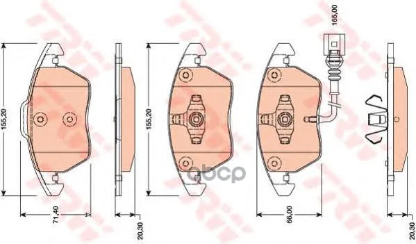 Gdb1807_колодки Дисковые П.! Audi Tt 2.0/3.2& Quattro 06 Trw/Lucas Gdb1807 TRW/Lucas арт. GDB1807