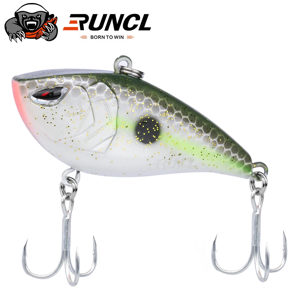 RUNCL ProBite Fishing Lure Hard Baits 5.2cm 6.6cm Lipless Crankbait Vibe Cranks wobbler Swimbait Winter Tackle 2020 | Спорт и