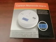 LCD Fotoeléctrico Independiente de Protección de la Seguridad Casera Advertencia de Alta Sensibilidad 85dB de Monóxido de Carbono CO Gas De Alarma del Detector Del Sensor