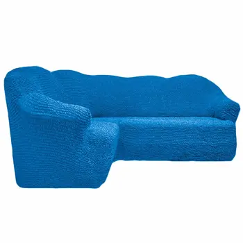 

Cover for corner, sofa without ruffles, Blue