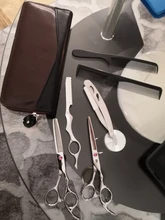 Juego profesional de tijeras para peluquería, accesorios para corte de pelo, para peluquero de alta calidad de salón, opción multicolor de 6 pulgadas