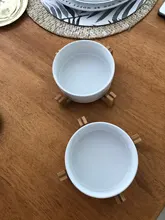 Pet-Bowl Dog-Accessories Feeding-Supplies Puppy Water-Feeder Cat Ceramic Dog-Food Durable