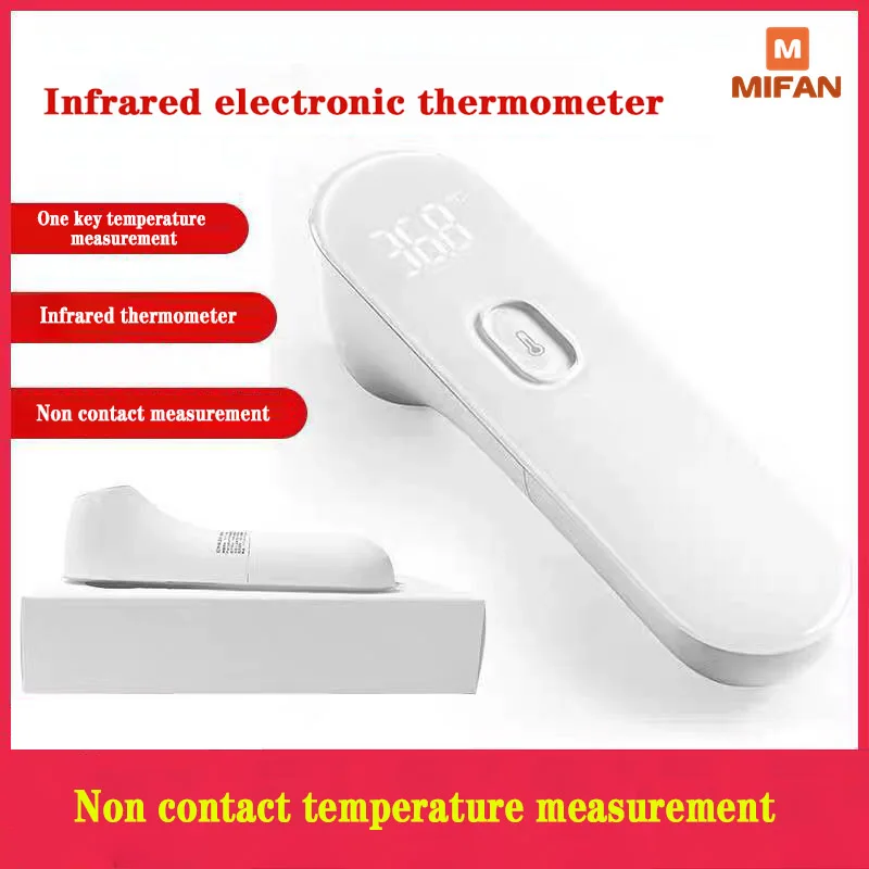 

Original iHealth Thermometer Accurate Digital Fever Infrared Clinical Thermometer Non Contact Measurement LED Shown
