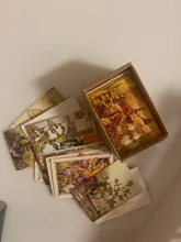 Señor papel 100 unids/caja Vintage Story Kraft papel recortes/fabricación de tarjetas/proyecto de diario DIY diario decoración tarjetas LOMO