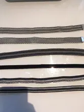 Yanqueens 6 unids/pack negro cuero con encaje gargantilla de tira de terciopelo Collar pares Collar Declaración de las mujeres joyería de Chocker