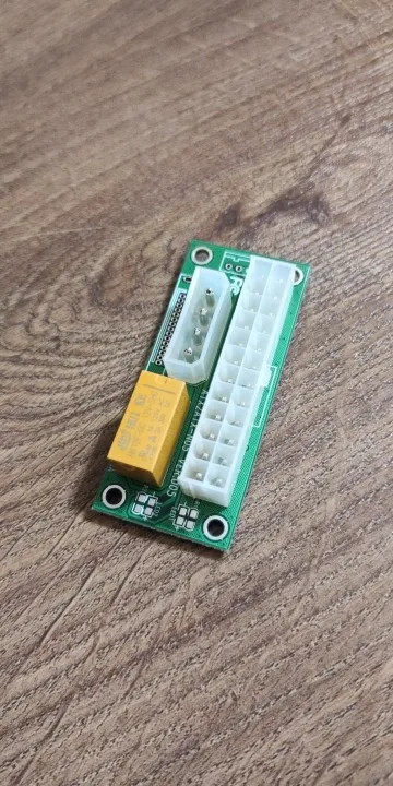 SATA 4Pin Настольный ATX 24PIN двойной блок питания синхронизатор ...