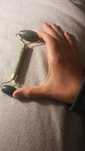 Rodillos de piedra de Jade para masaje Facial, Piedra Rosa de cuarzo Natural, para adelgazar la barbilla, estiramiento Facial, cuidado de la piel