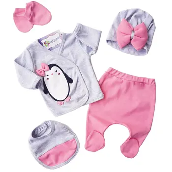 

Penguin Printed Pink Bow 5'li Hospital Output Set