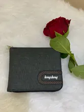 Cartera corta de lona con cremallera para hombre, monedero pequeño con bolsillo para monedas, monedero, tarjetero vaquero, novedad de 2020