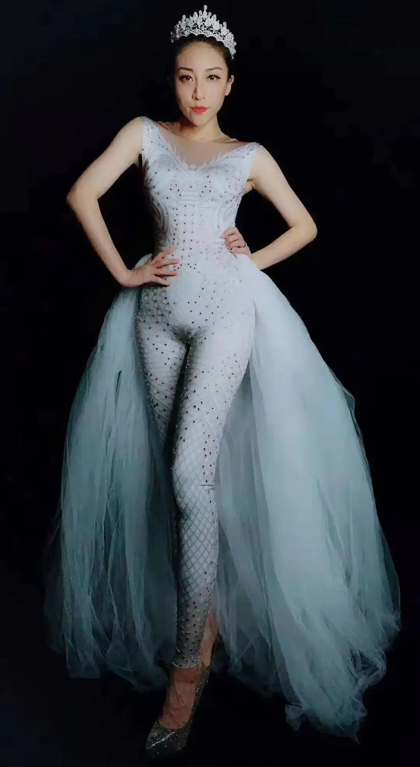 

Singer hosts performance costume DJ model photography gogo dance dress long tassel stage show girl dresses outfit