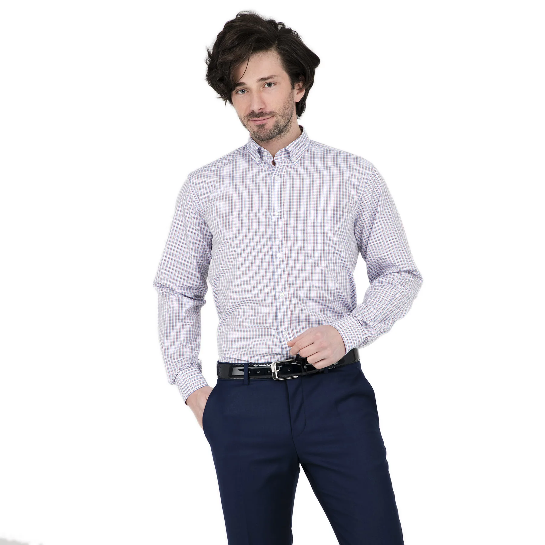 ABBATE Мужская рубашка с длинным рукавом 1GM91UK1267R 600