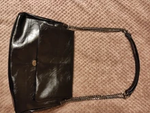 Bandolera de cadena gruesa plegable para mujer, bolso de hombro femenino A la moda, con asa, 2020