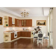 

Угловая кухня Париж-3900х2000 Итальянский орех