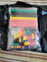 Conjunto de tubos de aislamiento de poliolefina, surtido de encogimiento de calor, Cable de Tubo termorretráctil, 164 Uds.