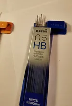 Cable de lápiz UNI 0,3mm/0,5mm/0,7mm/0,9mm no es fácil de romper y escribir suave