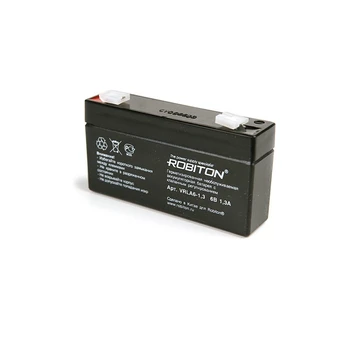 

Battery acid robiton vrla6-1. 3 (v 1,3ah)