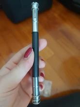 Burlywood de madera ajustable lápiz alargar agujero cabeza lápiz titular extensor boceto de arte herramientas de escritura de alargamiento de lápiz