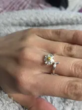 Anillos de apertura elegantes de margaritas y flores para mujer, anillos ajustables de dedo de compromiso para fiesta de boda, joyería con estilo, regalo