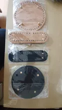 Bag-Accessories Crochet-Bag Knitted-Bag Bottom Oval Handmade Black for DIY 1pcs