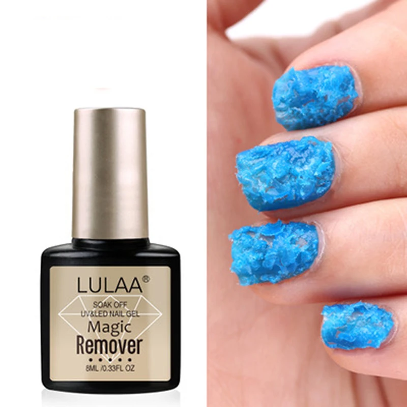 

2019 New 8ml Magic Burst Gel Nail Polish Remover Cleaner Nail UV Gel Degreaser Liquid Remove Healthy Fast Within 2-3 Mins Layer