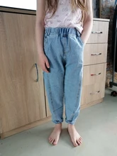 Pantalones vaqueros de Color sólido para bebé, Jeans para niña, ropa de estilo Casual para niño niña