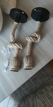 Pendant-Lights Hanging-Lamp Hemp-Rope Attic Vintage Industrial-E27 Retro Living-Room/bar