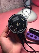 Fuente de alimentación de tatuaje Digital profesional, Mini AURORA II, LCD, suministros para máquina de tatuaje