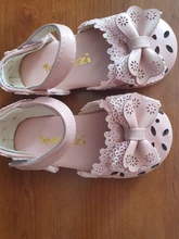 Zapatos de cuero para niños y niñas, sandalias transpirables con lazo, novedad, verano, 2021
