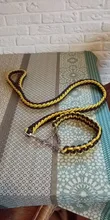 Large Dog Collar-Set Traction-Rope Leashes P-Chain Metal for Big Buckle