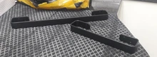 Accessories Towel-Holder Wall-Mounted Washroom Black Aluminum Square Space Single