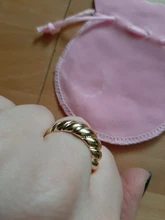 Anillos irregulares de croissant para mujer, Anillos geométricos circulares gruesas con texturas minimalistas, joyería 2021