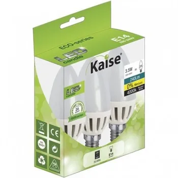 

Pack 3 Led Bulb Verbatim Kaise Ll35240 E14 candle 3.5w