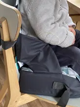 Almohadilla de silla aumentada portátil para niños, asiento elevador ajustable para muebles de bebé, cojín para comedor, silla extraíble