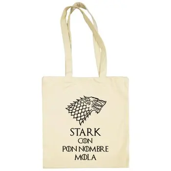 

Cloth Bag Game of Thrones customizable Stark with Pon Name Mola