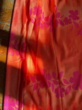 Faldas de estilo informal bohemio para mujer, faldas de cintura alta con estampado Floral, color Naranja, a media pierna, para playa, fiesta y vacaciones