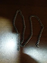 Cadena de cuerda de cubo a la moda para hombre, collar clásico de acero inoxidable, regalo de joyería, 2020